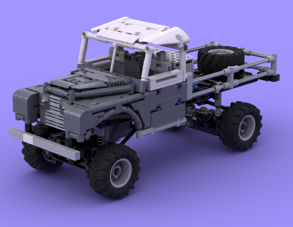 Lego Land Rover Series 2 trial
