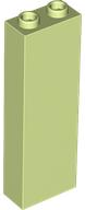 Lego Brick 1 x 2 x 5 / Yellowish Green