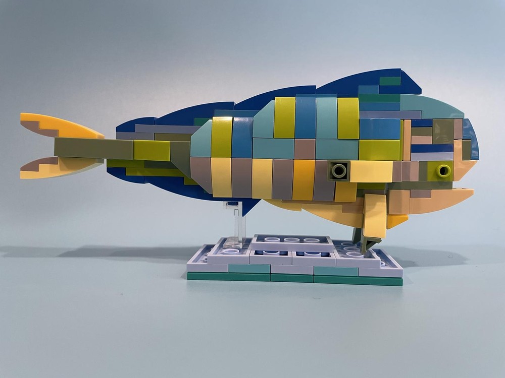 Lego Mahimahi Fish Model