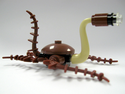 Lego Dianoga with Tan Neck - Brick Built