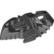 Lego Large Figure Foot, Toa Inika Elliptical / Black