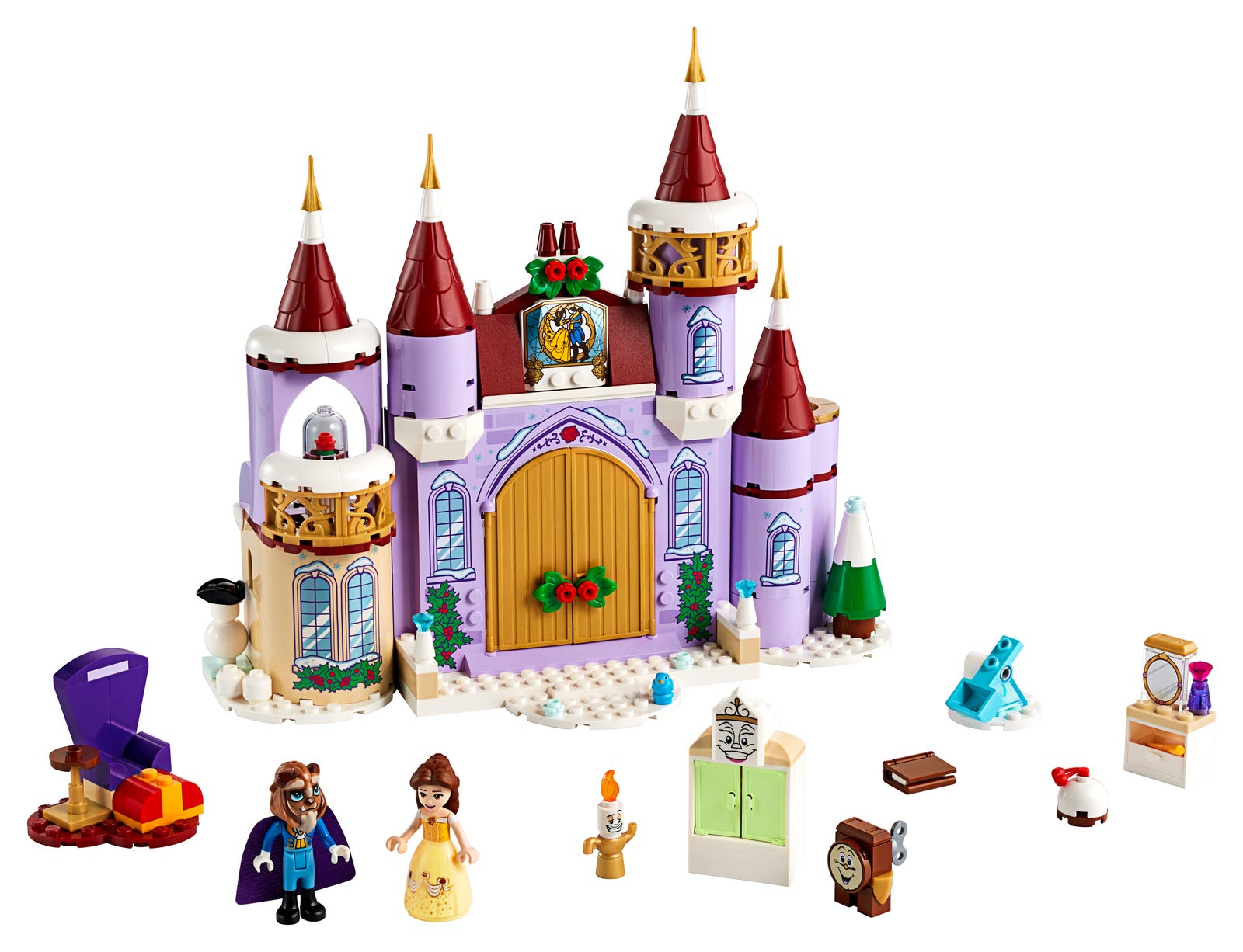 Lego Belle's Castle Winter Celebration