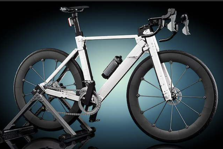 Lego White Road Bike