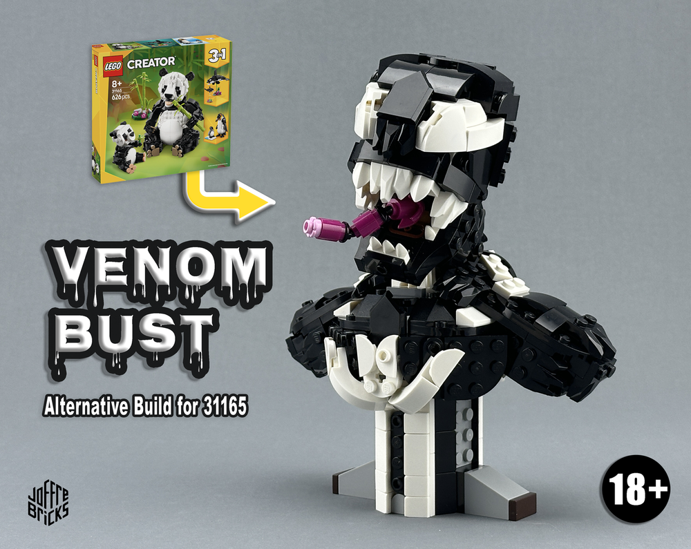 Lego Venom Bust (31165 Alternate)