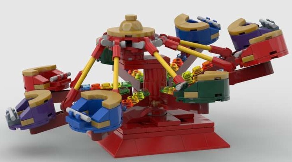 Lego Micro Build _ Octopus Fairground ride