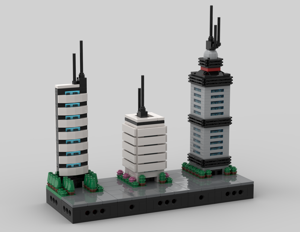 Lego Micro Modular City - Skyscrapers