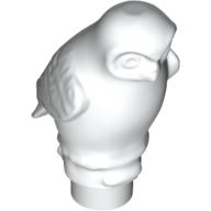 Lego Animal, Bird, Owl Large, Rounded Features / White