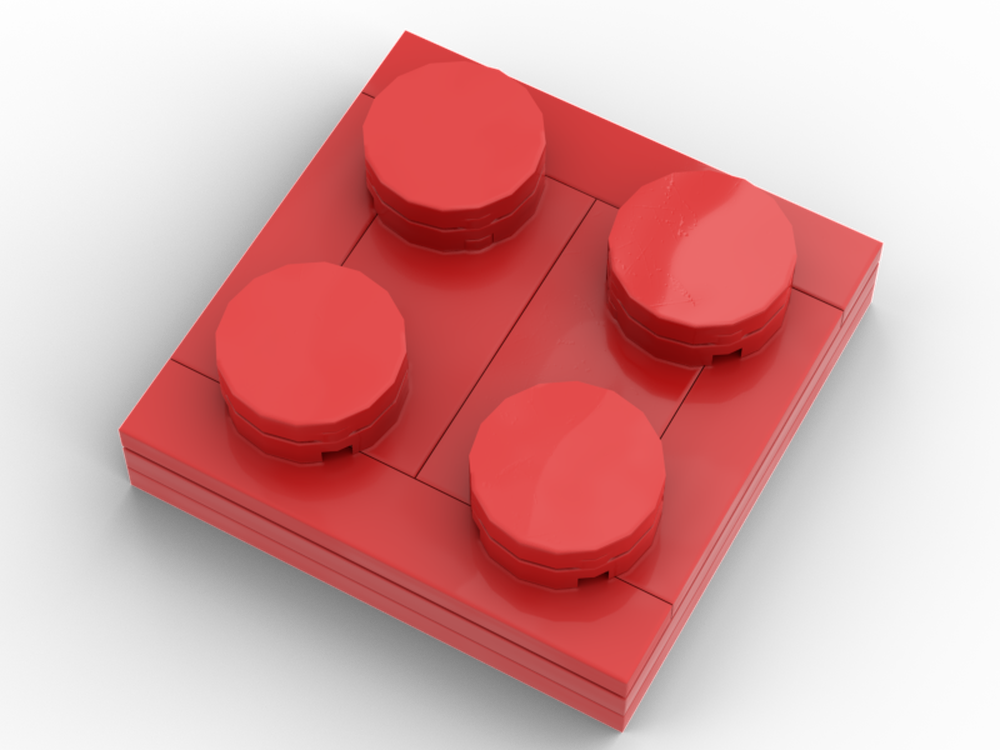 Lego Studs on a Tile New Logo