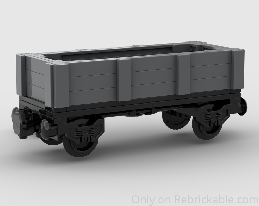 Lego Cargo Train Open Truck (6-wide)