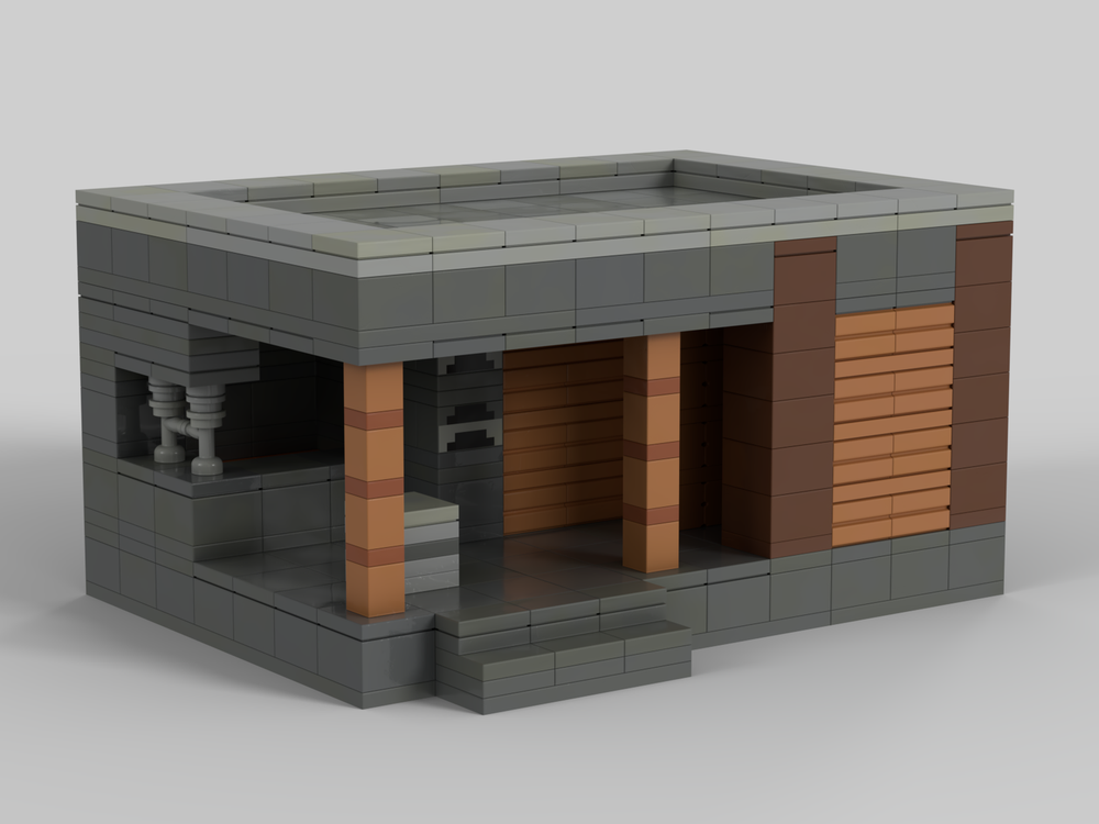 Lego Minecraft old style Blacksmith