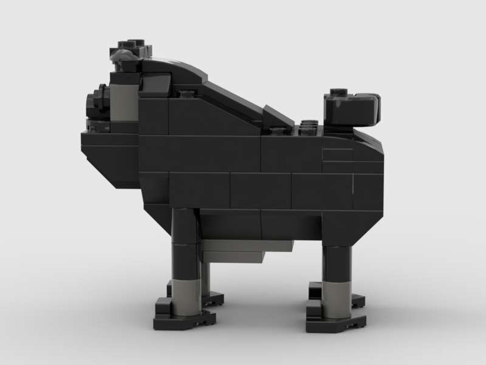 Lego Black Pug