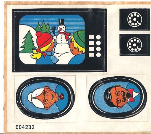 Lego Sticker Sheet for Set 264-1