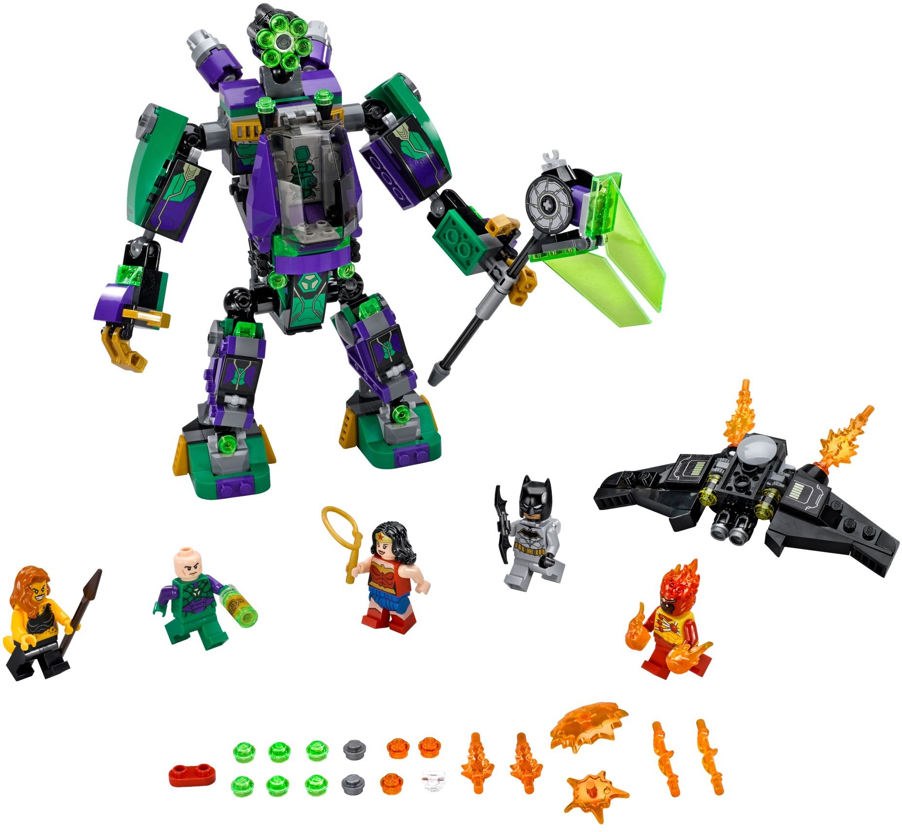 Lego Lex Luthor Mech Takedown