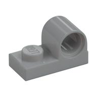 Lego Plate Special 1 x 2 with Pin Hole on Top / Light Bluish Gray