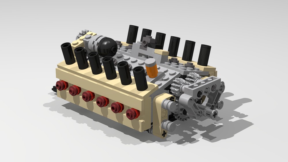 Lego Alfa Romeo 12 cilinder boxer