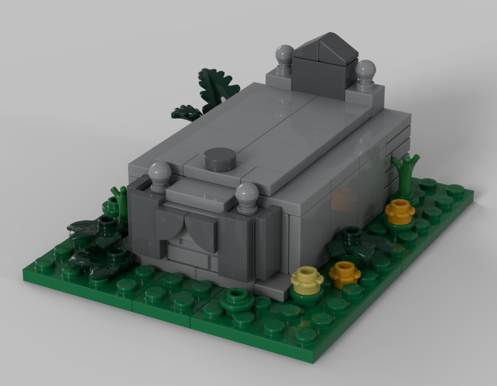 Lego Grave for Cemetery (1)