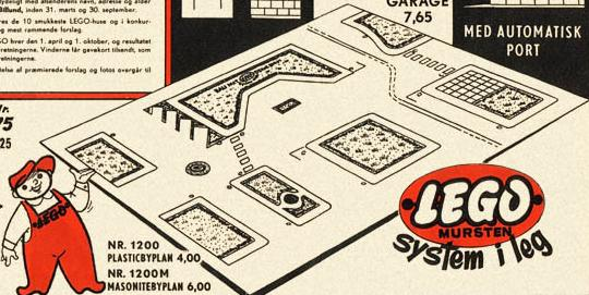 LEGO Town Plan Wooden Board