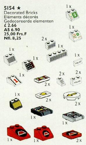 Lego Decorated Elements