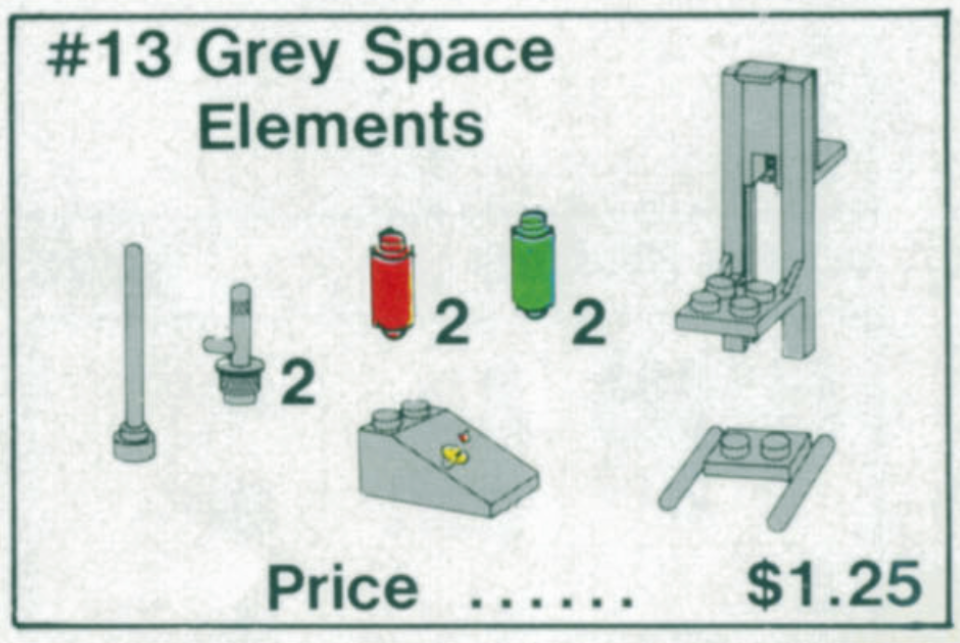Lego Gray Space Elements