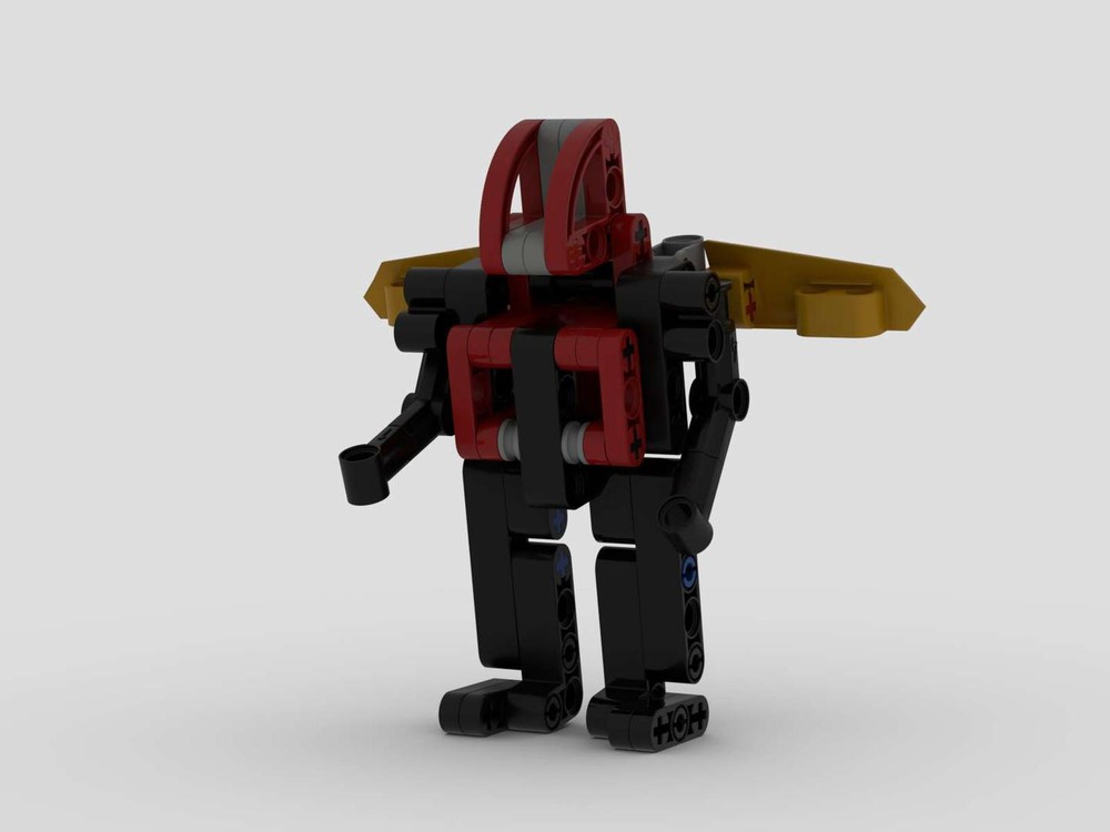 Lego Flying robot with foldable wings