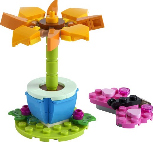 Lego Garden Flower and Butterfly