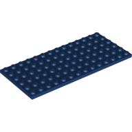 Lego Plate 6 x 14 / Dark Blue