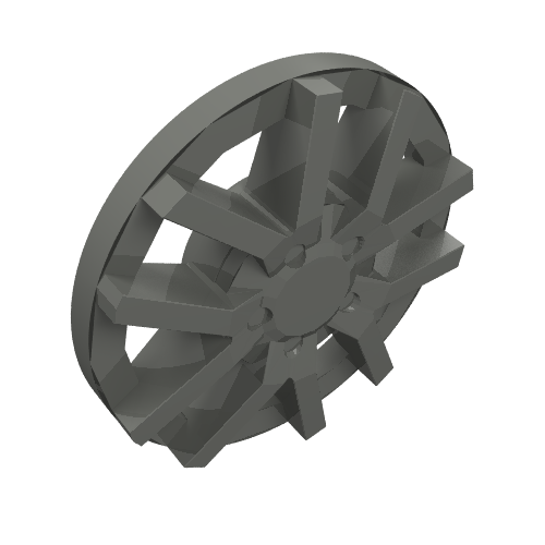 Lego Wheel Cover 10 Spoke (2 Spokes each parallel) - for Wheel 18976