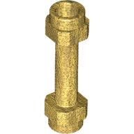 Lego Weapon Hilt Symmetric / Pearl Gold
