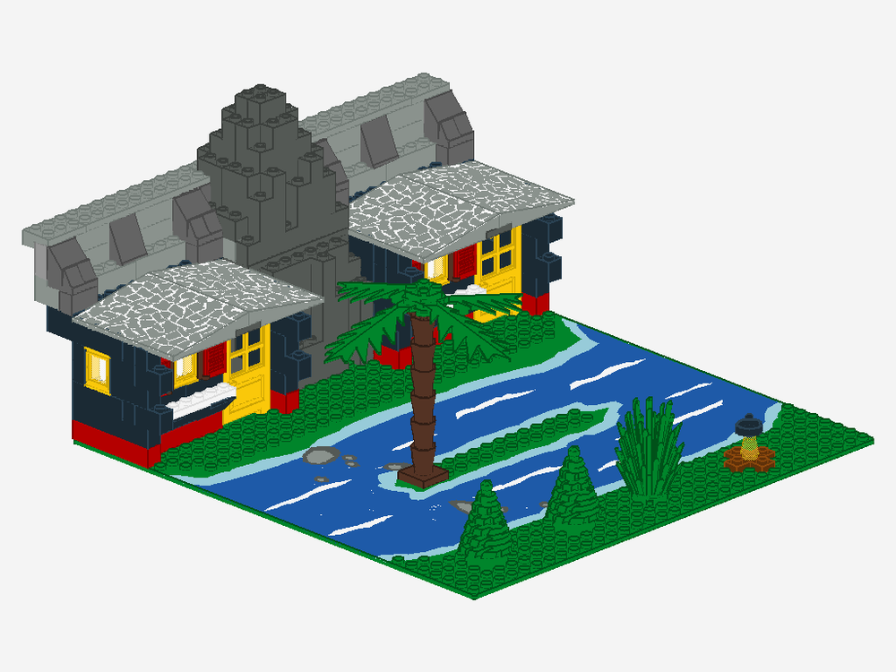 Lego Rocky River Retreat