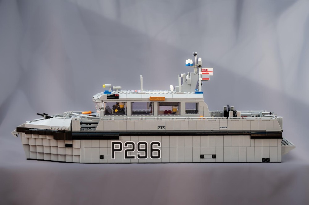 Lego Cutlass Class Royal Navy Patrol Launch (HMS DAGGER)
