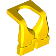 Lego Minifig Neckwear Life Jacket [Centre Buckle] / Yellow
