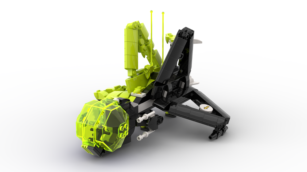 Lego Mutated Blacktron's Ship