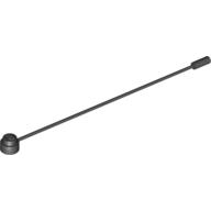 Lego String with End Stud and Bar 1L, 13L / Black