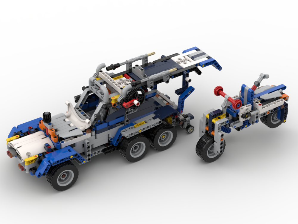 Lego 42112 - Car Transporter + Motorcycle