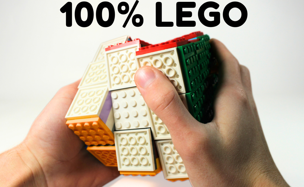 Lego 100% lego rubiks cube