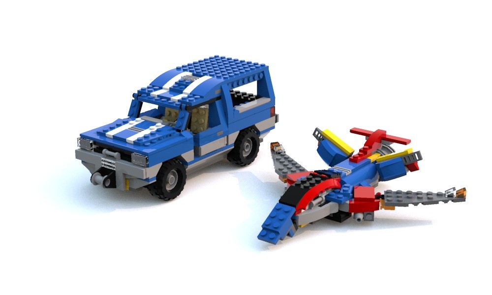 Lego 5893 Toyota Hilux and Jet