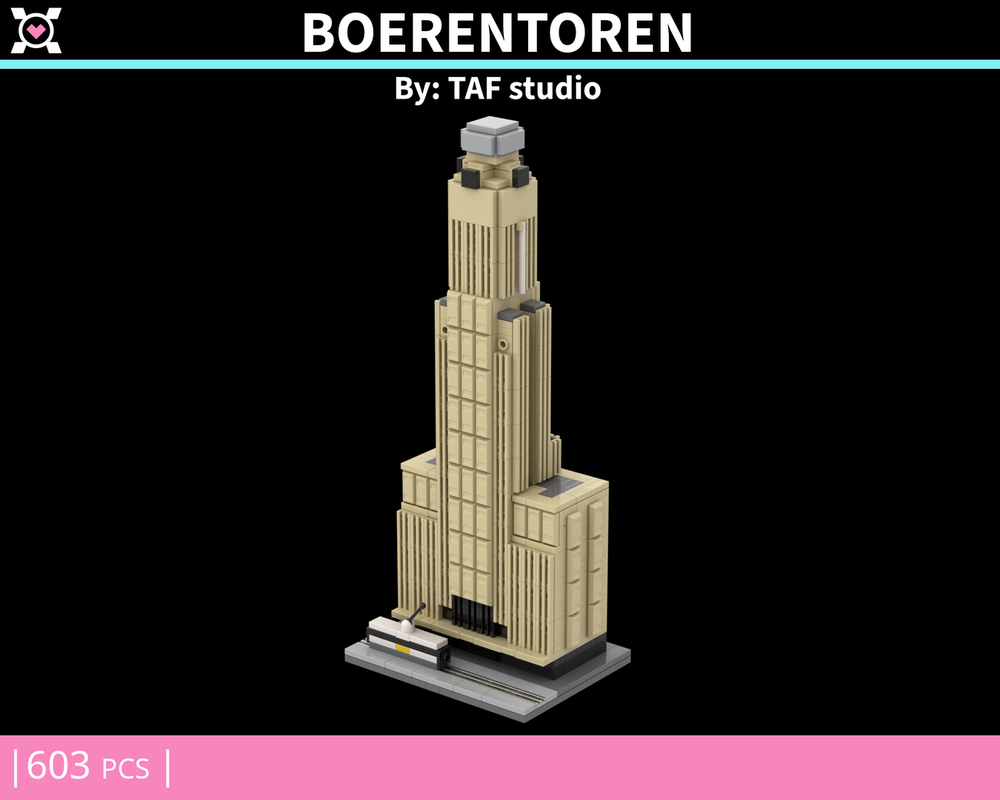 Lego Boerentoren Antwerp