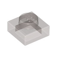 Lego Plate 1 x 1 / Trans-Brown