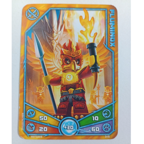 Lego Trading Card, Legends of Chima Deck #3: 315 - Fluminox / [No Color/Any Color]