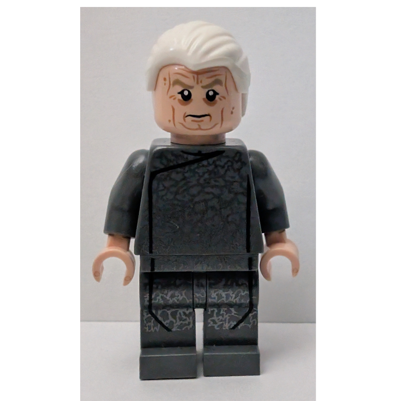 Lego Chancellor Palpatine, Dark Bluish Gray Outfit (Episode 3)