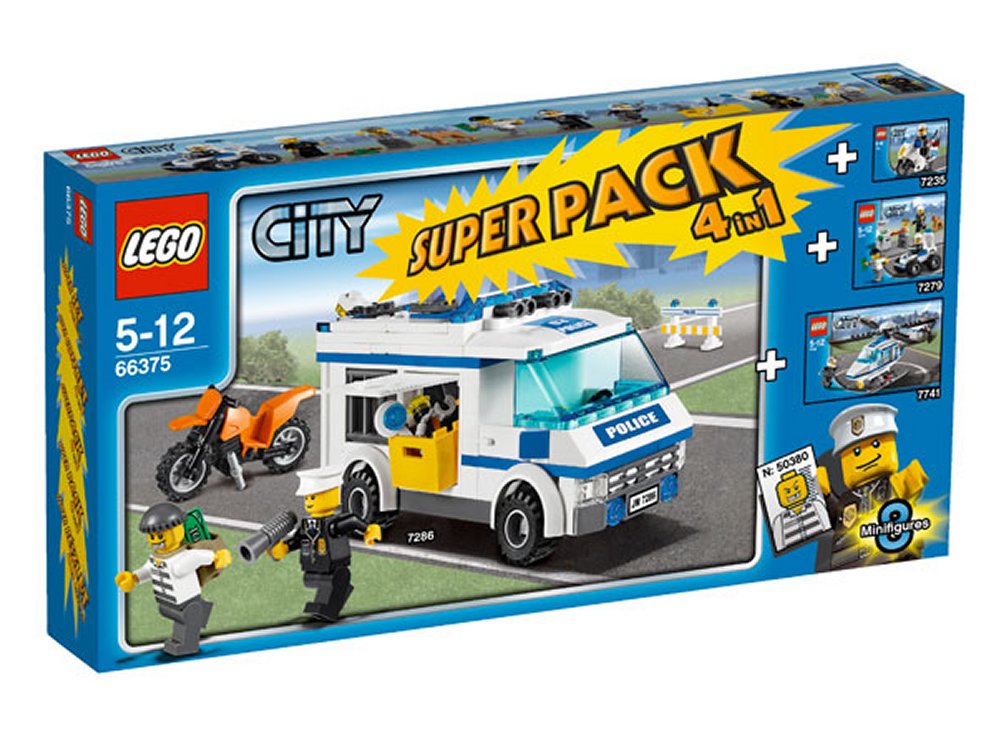 Lego City Super Pack 4 in 1