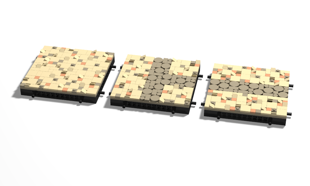 Lego Ryloth terrain - paths and flat terrain