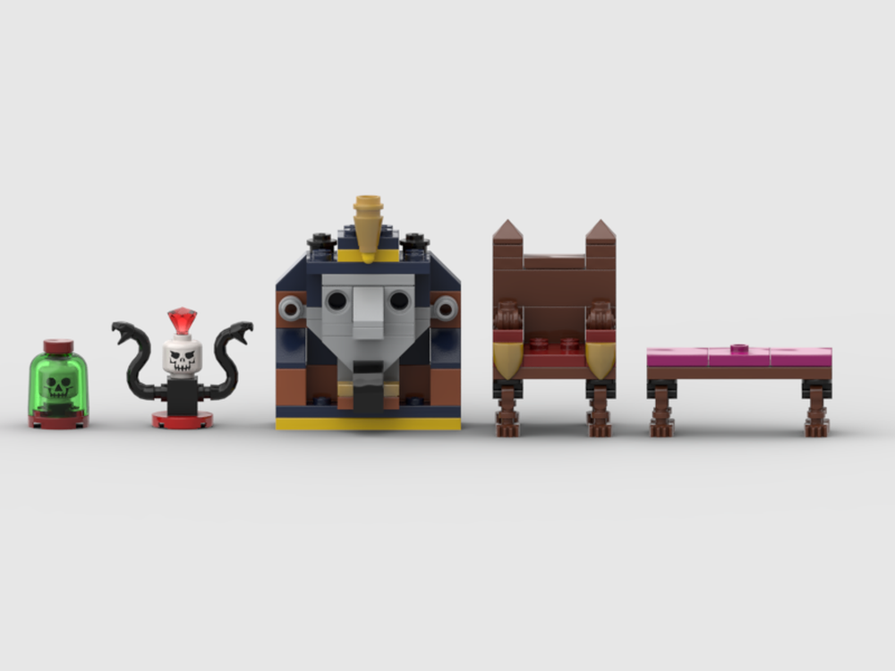 Lego Ancient Treasure from Egyptian Mummy
