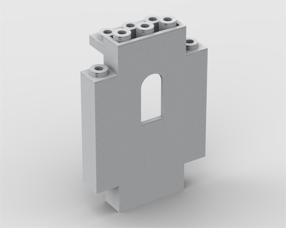Lego Upscaled 2x5x6 wall panel