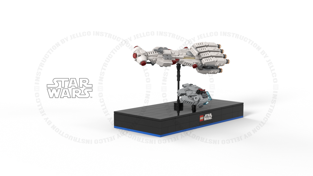 Lego Micro CR-90 Collerian Corvette Tantive IV Desktop Version