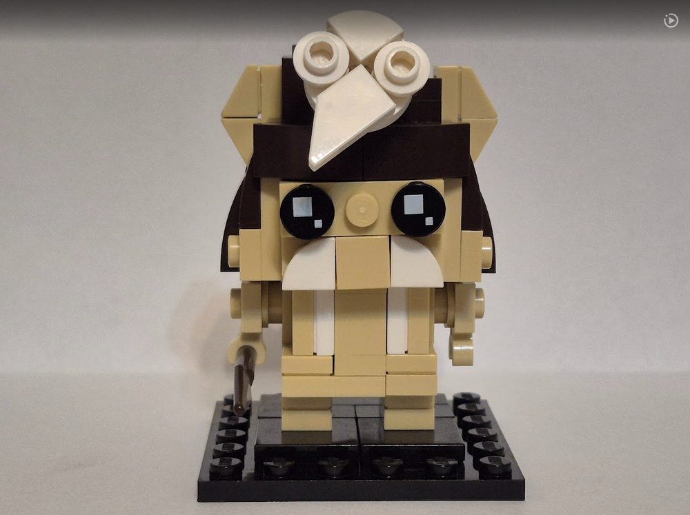 Lego brick head Ewok (Logray)