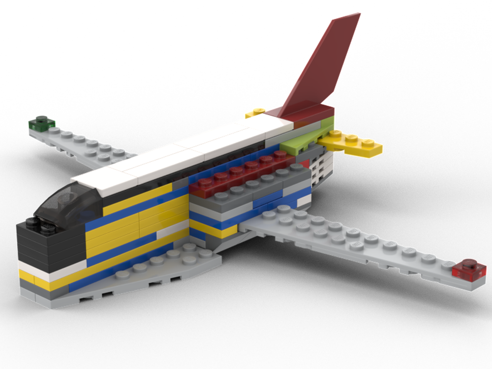 lego creator 31086+31087+31092 moc aeroplane 6