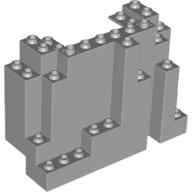 Lego Rock Panel Rectangular 4 x 10 x 6 / Light Bluish Gray