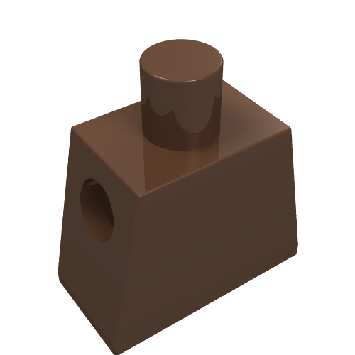Lego Torso [Plain] / Brown