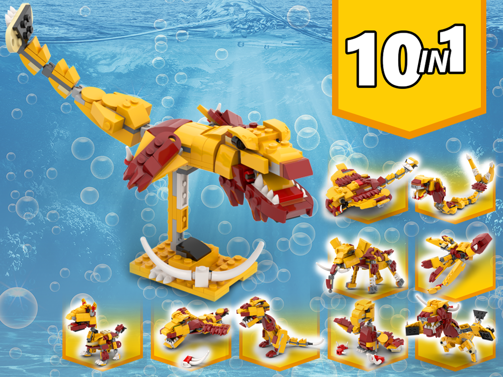 Lego 31112 Alternative Build 10 in 1 | 10 MOCs